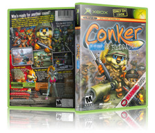 Conker: Live Reloaded - Replacement Xbox Cover and Case. NO GAME
