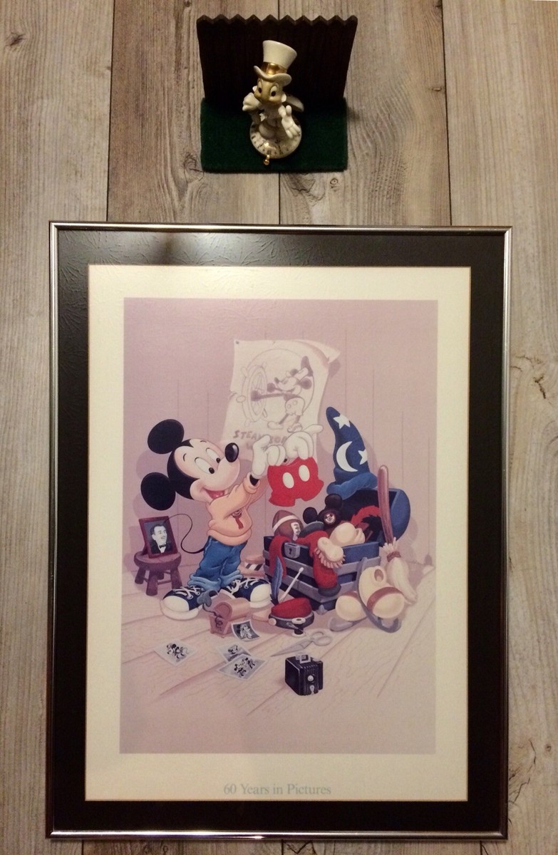 ハビアカジェハ「Little Mickey」ミッキーマウス　ポスター額装済 ハビアカジェハ「Little Mickey」ミッキーマウス ポスター額装済