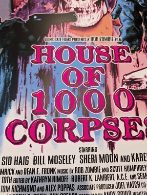 版画 Rockin Jelly Bean HOUSE OF 1000 CORPSES House Of 1000 Corpses” VARIANT Print Poster By Rockin' Jelly Bean