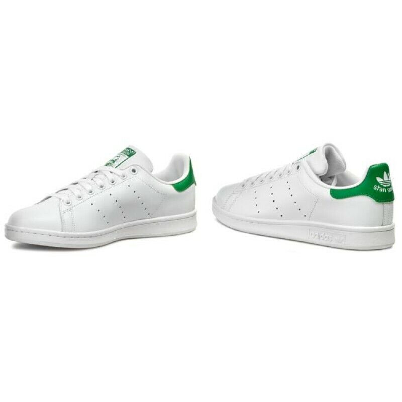 SCARPE ADIDAS STAN SMITH M20324_StanSmith BIANCO VERDE UNISEX M20324 SNEAKERS - Foto 8 di 33