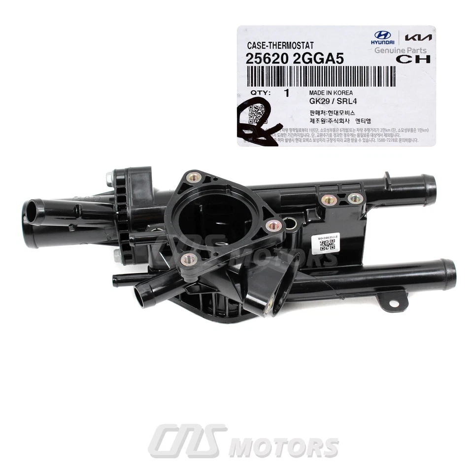 ⭐GENUINE⭐ Thermostat Housing for 2015-20 Santa Fe Sonata Optima 2.4L 256202GGA5 Foto 3 de 4