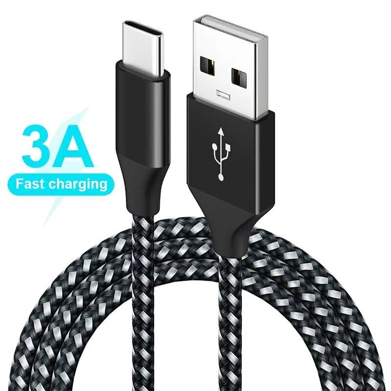 Heavy Duty Charging Phone Cable Type-C  USB-C For Samsung Android LG Charger - Image 4 of 4