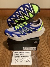 DS 2025 Adidas Adizero Aruku Lucid Blue Lemon Grey Walking Sneakers Men s Sz 8
