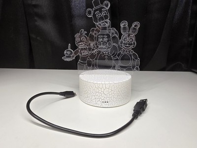 FNAF LED Night Light 3D Illusion Lamp Five Nights at Freddy's USB Color Changing