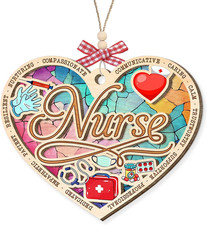 Nurse Ornament 2025 - Appreciation Gifts for Women Medical Assistant, Nursing Gi