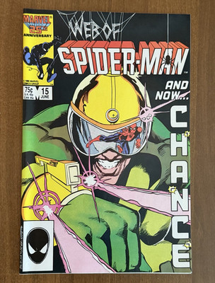 Marvel Web of Spider-Man #15 1986 David Michelinie Paul Ryan Spider-Man