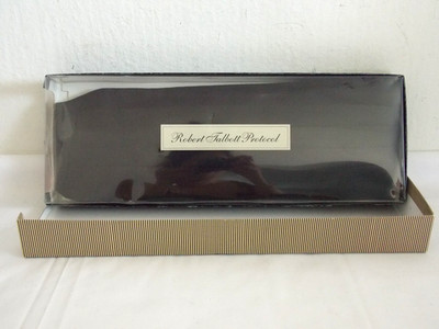 ROBERT TALBOTT PROTOCOL BLACK PLEATED CUMMERBUND W/ BOX
