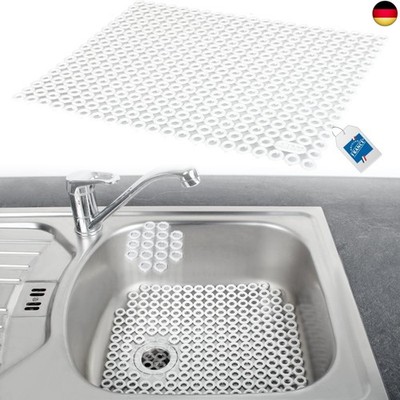 Stimo Premium Spülmatte zuschneidbar 40,5 x 33 cm Spülbeckeneinlage robuste S
