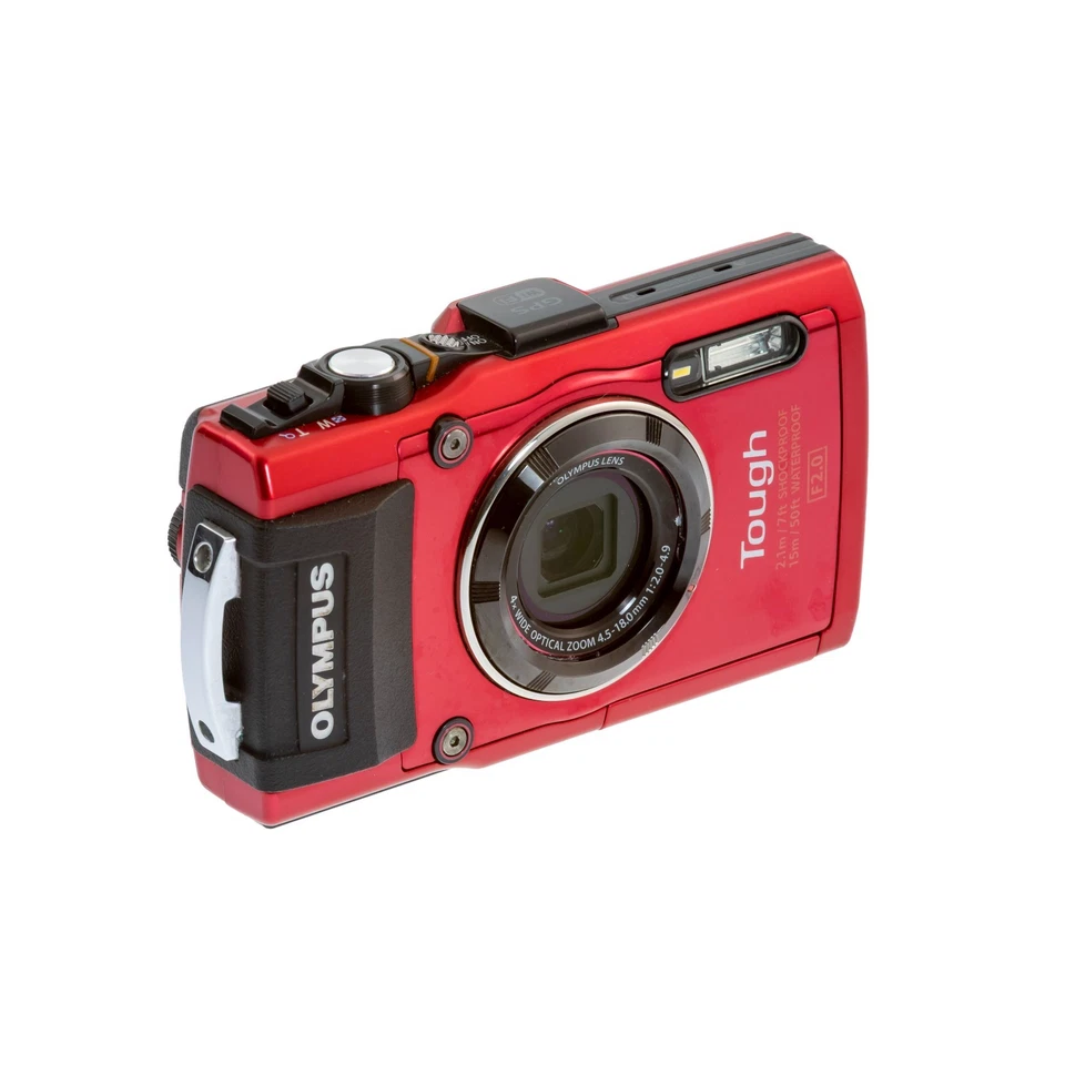 Olympus Stylus Tough TG-4 16.0MP Digital Camera - Red - Image 4 of 4