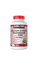 Kirkland Signature Calcium Magnesium Zinc D3 Copper 500 Tablets Bone Health