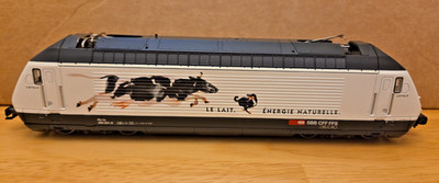 MARKLIN HO 34612  SBB/CFF/FFS ''LE LAIT' COW & DOG 460 E-LOC LTD ED in BOX