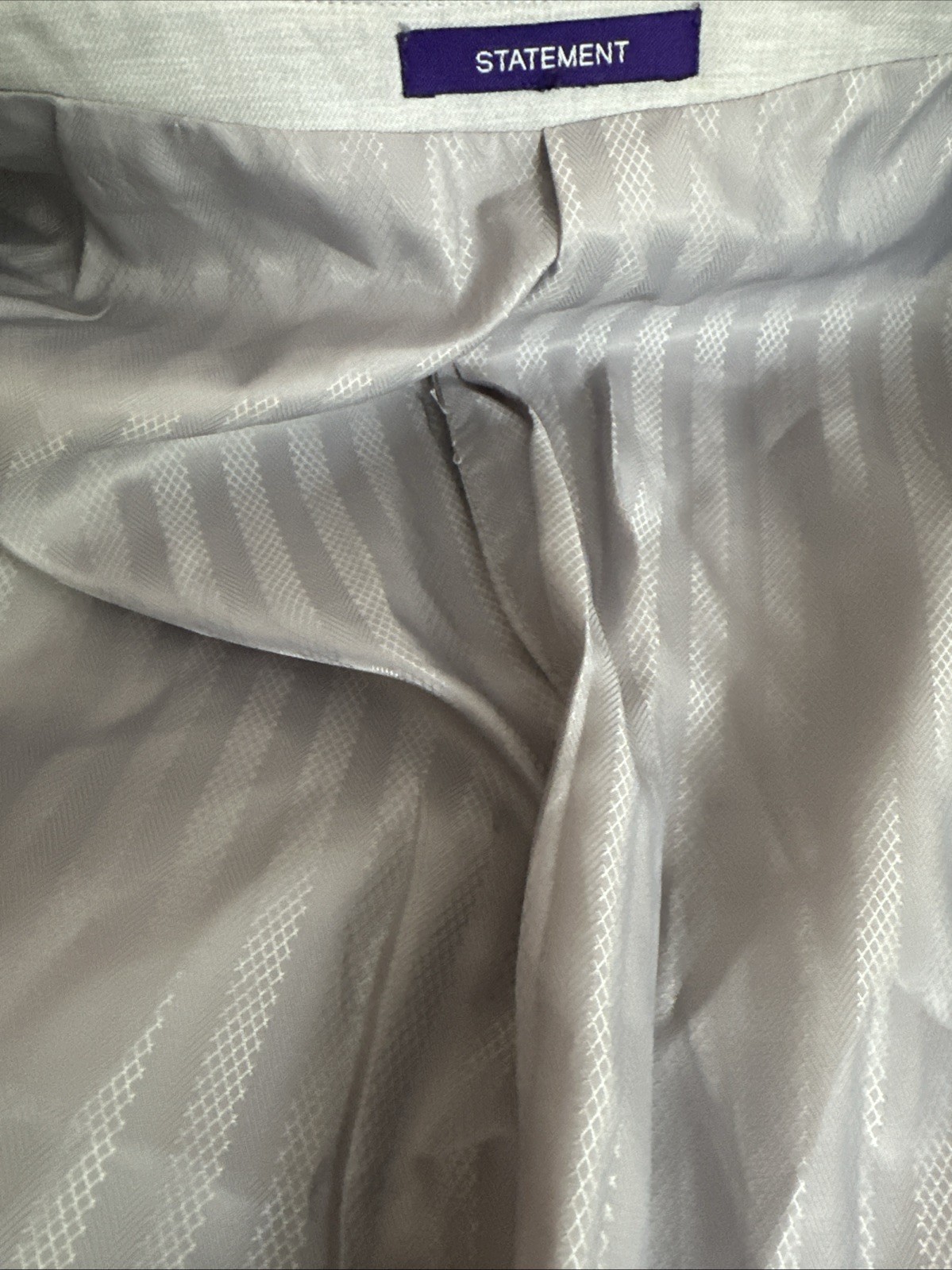 Statement Men's Super 150's Gray   Two Button Bla… - image 5