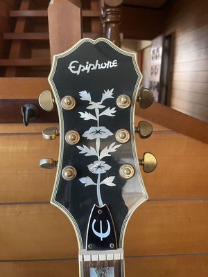 Electric Acoustic Guitar Epiphone Sheraton II Sunburst 2009 Japan