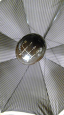 Vtg Aramis Umbrella Parasol 6 Speed Gear Shift Handle  Decorative Top 52''