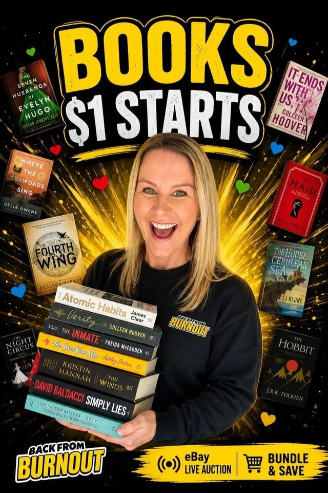 BOOKS | $1 STARTS | LIVE WITH MEL | ASSORTED BOOKS