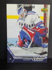Henrik Lundqvist 2005-06 Upper Deck Rookie Class #3 Rookie New York Rangers