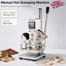 Hot Foil Stamping Machine Leather Embossing Machine With 10x13CM Heating Plate