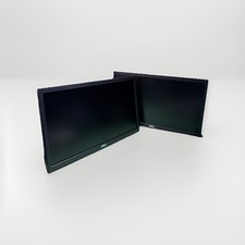Lot of 2 Dell P2017H 19.5 LED Monitor 1600 x 900 w/ 1 Stand 2 Stand Holders