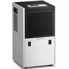 Commercial 155 Pints Dehumidifier with Drain Hose for Space up to 7500 Sq. Ft
