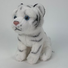 Animal Alley Toys R Us White Tiger Cub Plush Stuffed Animal Blue Eyes 2017 7 in