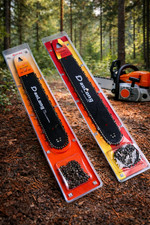 Schwert + 2 Ketten passend für Dolmar 38cm oder 50cm 0,325" Sägekette chain