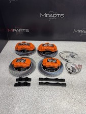 New 01-06 Bmw E46 M3 Brembo Big Brake Kit Orange Calipers Rotors Set Plug Play New 01-06 Bmw E46 M3 Brembo Big Brake Kit Orange Calipers Rotors Set Plug Play