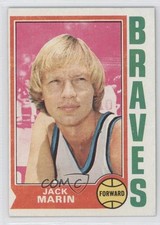 1974-75 Topps Jack Marin #26 0d2