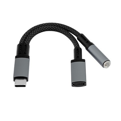 USB-C to 3.5Mm Headphone Charger with PD For Huawei Mate P60 P50 P40 P30 P20 Pro