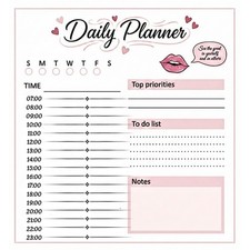 Cute Daily Planner | To-Do List & Notes | Printable List | Digital Download