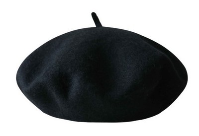 Kids Girls French Beret Hat Artist Solid Warm Beanie Cap Winter Autumn