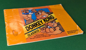 Video Game Manual - NES - Donkey Kong Classics - Instruction Booklet - 1988