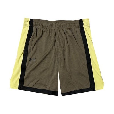 Under Armour Men's UA Baseline Mesh Basketball Shorts Green, L