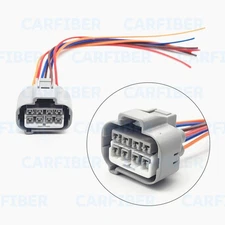 8-Way Headlight Headlamp Pigtail Connector Fits Lexus ES300h ES350 2013-2021