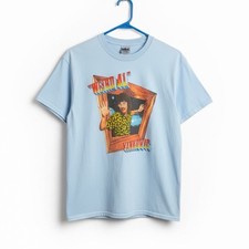 Weird Al Yankovic Shirt Light Blue Graphic T Shirt Medium Parody 
