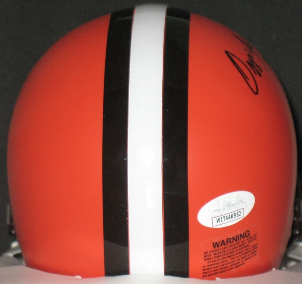 Ozzie Newsome Autograph Signed Mini Helmet JSA Certified Cleveland Browns HOF 99 - Image 4 of 4