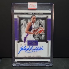 Panini One and One First Team Signatures Yolanda Griffith Monarchs Auto /99