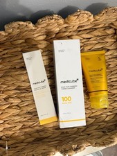 Medicube Kojic Acid Turmeric Set: Toning Cleanser, Vita Eye Gel/ SerumNight/ Wra