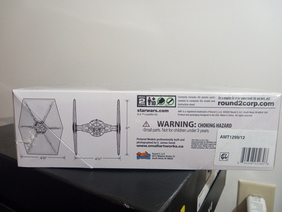 AMT-ERTL Star Wars Model Kits 1/48 Imperial TIE Fighter (1/48 Scale) SW ...