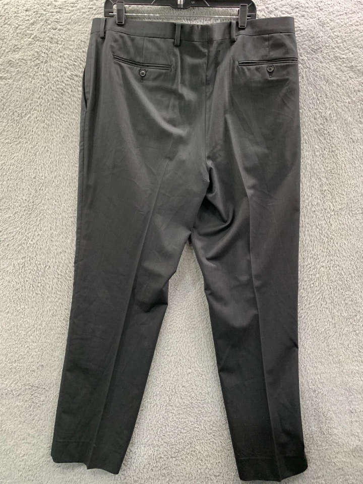 Banana Republic Dress Pants Mens 39x33 Measured Marzotto Wool Blend Tag: 36x36 - Image 2 of 4