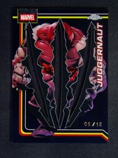 2026 Topps Chrome Marvel Comics Juggernaut #62 Black Refractor Clawed /10