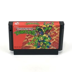 Teenage Mutant Ninja TURTLES 1 TMNT Nintendo Famicom FC Japan Import F/S Tested