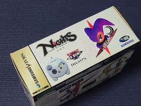 Samsung Saturn Sega Nights Into Dreams Retro Game Box Set Korea Version Console