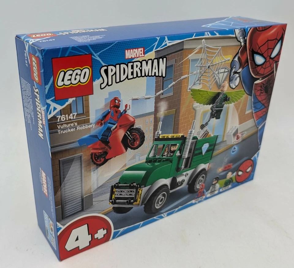 LEGO 76147 Marvel Spider-Man Vultures LKW-Überfall Motorrad Geldtransporter NEU - Bild 1 von 4