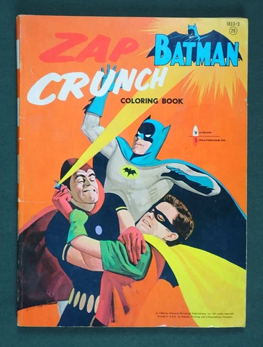 BATMAN COLORING BOOK 1966 VINTAGE NATIONAL PERIODICALS by WATKINS STRATHMORE CO.