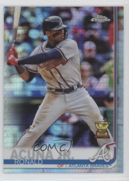 2019 Topps Chrome Prism Refractor Ronald Acuna Jr #117
