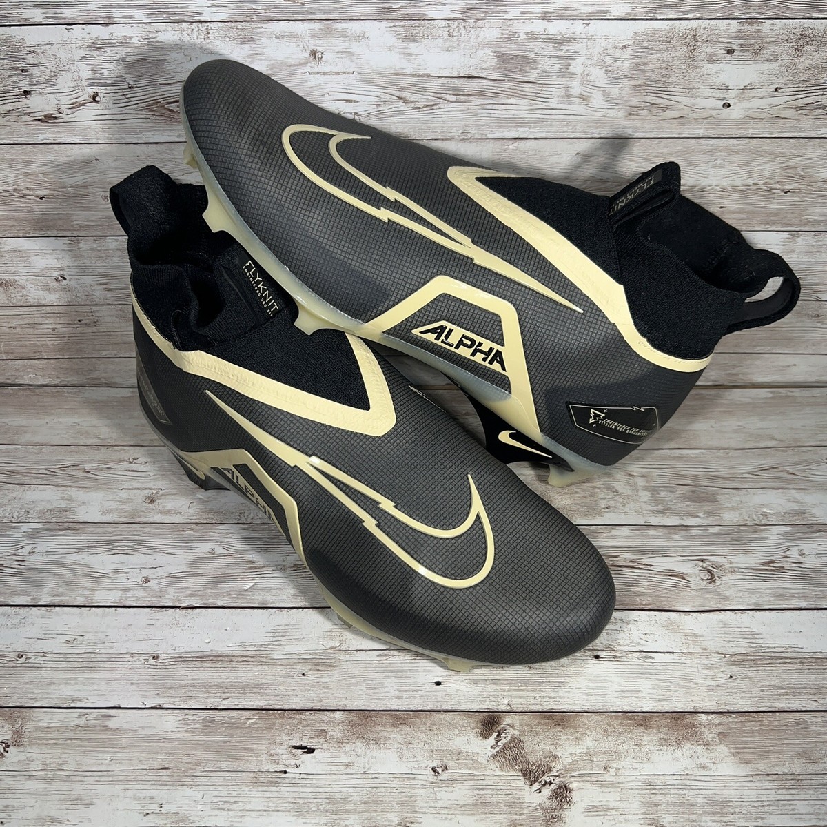 Nike Alpha Menace Elite 3 Mid Football Mens Size 14 Black  display picture 3