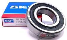 SKF 6207 2RS DEEP GROOVE BALL BEARING, RUBBER SEALED 35x72x17 mm
