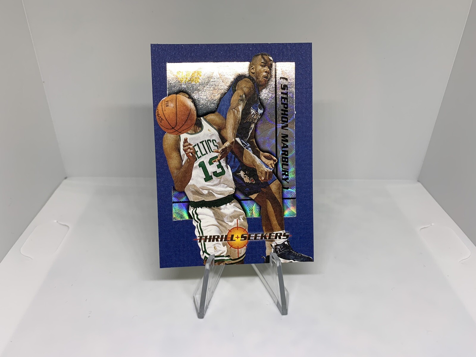 1997-98 Fleer Thrill Seekers Stephon Marbury RARE Short Print