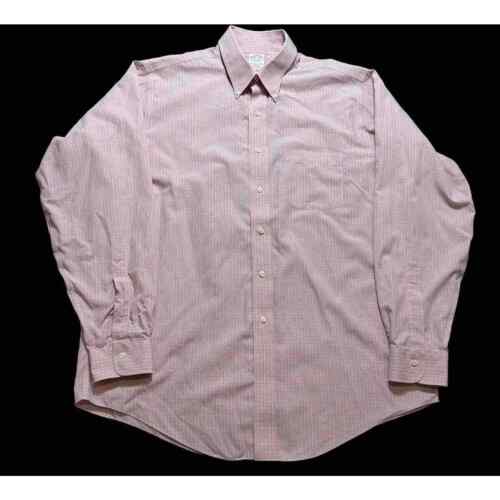 Brooks Brothers Traditional Fit Non-Iron Supima Cotton Long Sleeve sz 16.5-36 - Afbeelding 1 van 7