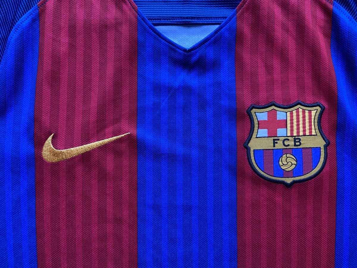 BARCELONA 2016 2017 HOME FOOTBALL SHIRT SOCCER JERSEY NIKE 776850